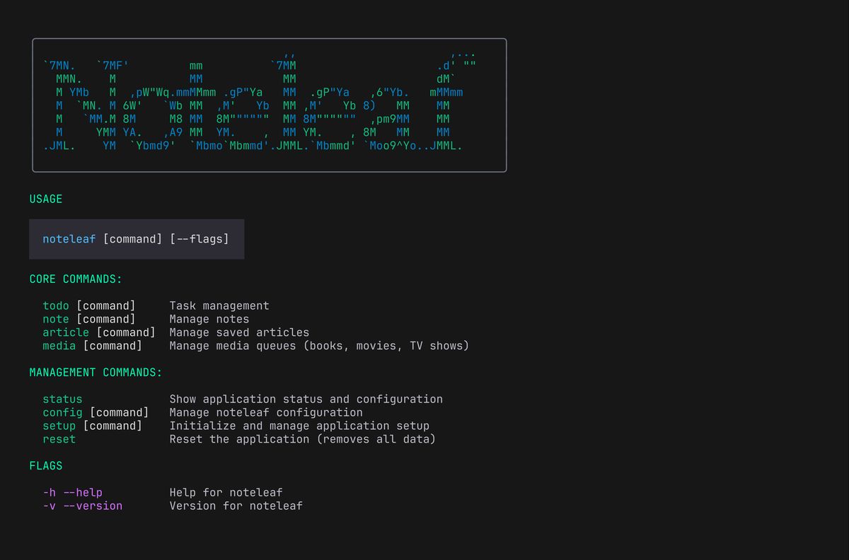 Inside Noteleaf